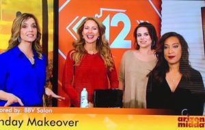 Veronica, Emily and Destry appearing on AZ Midday Makeover