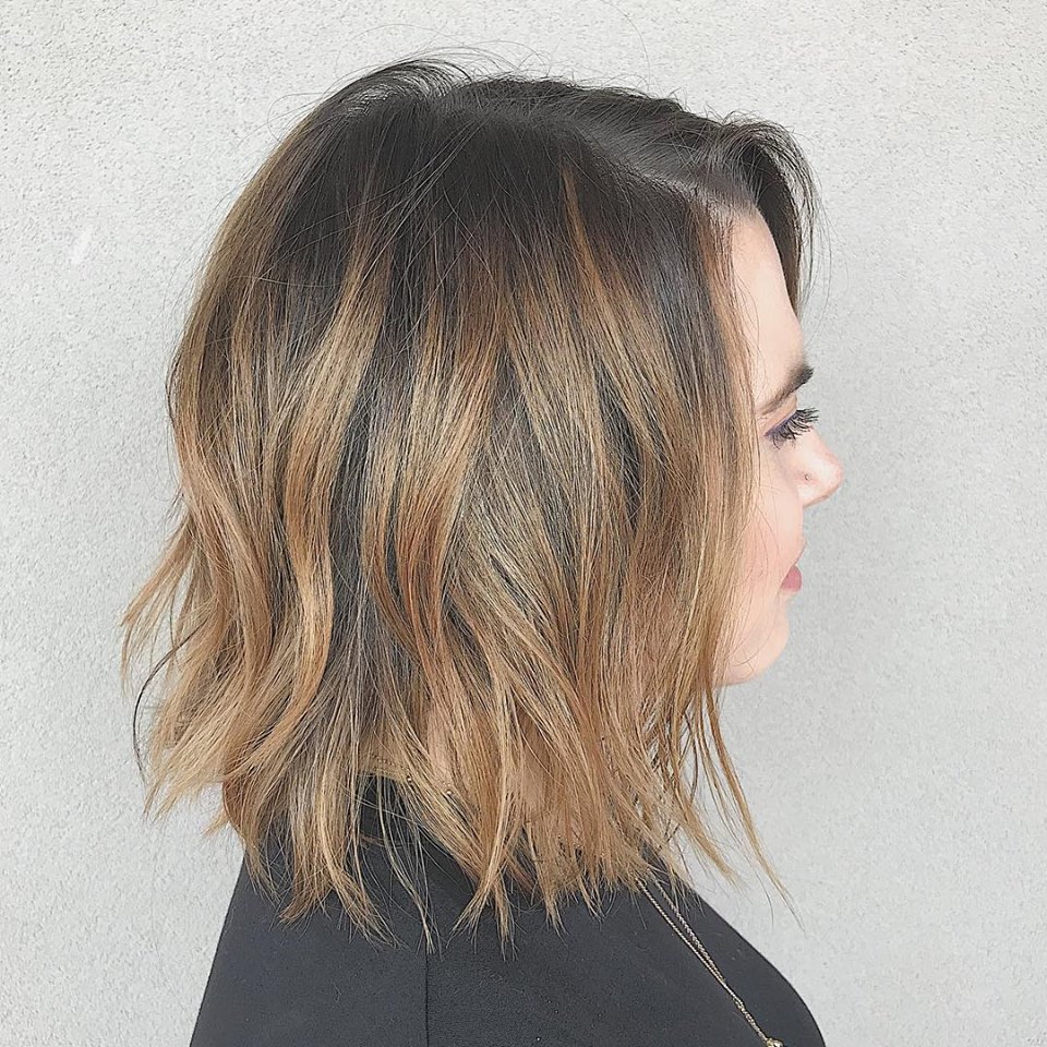 Balayage with lived-in waves – by Jenny