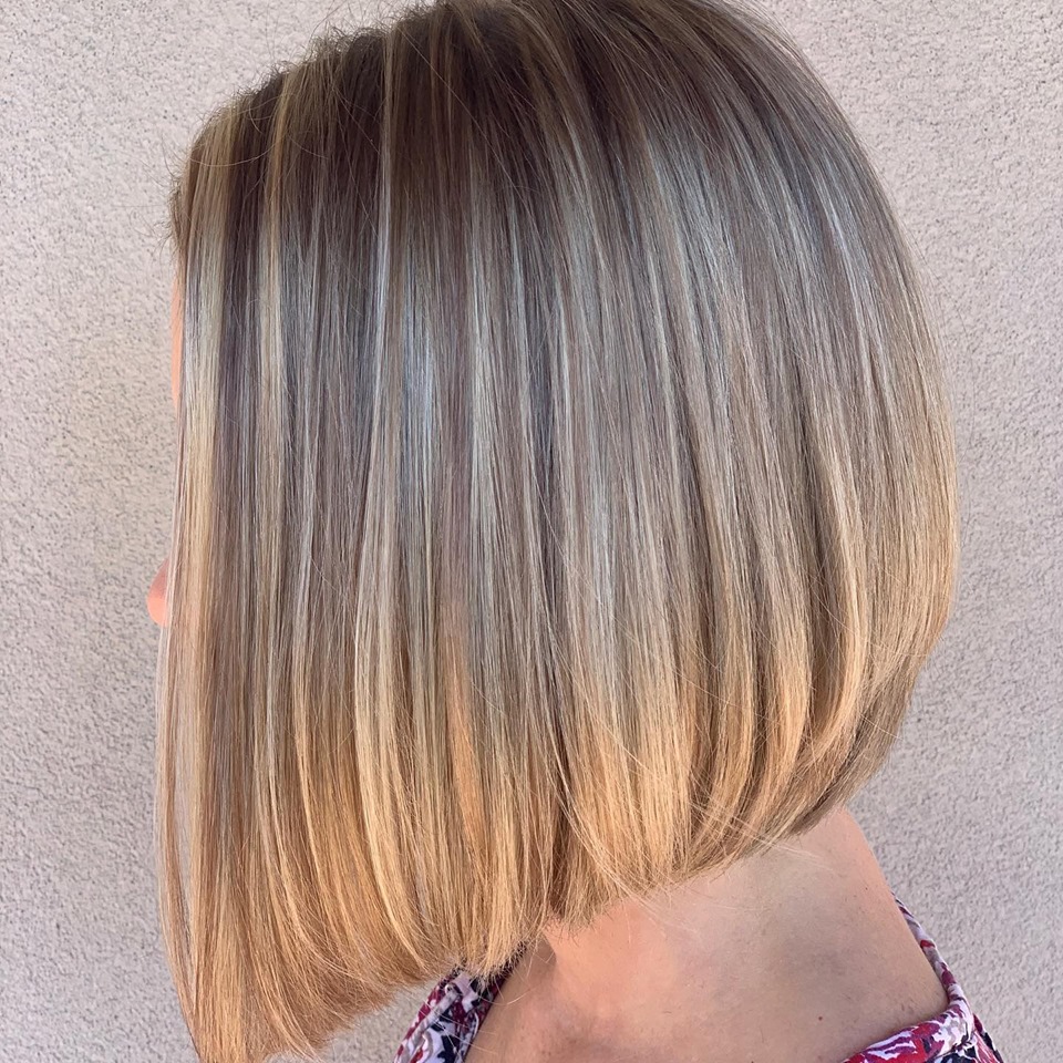 Highlights, lowlights, cut and style by Jenny
